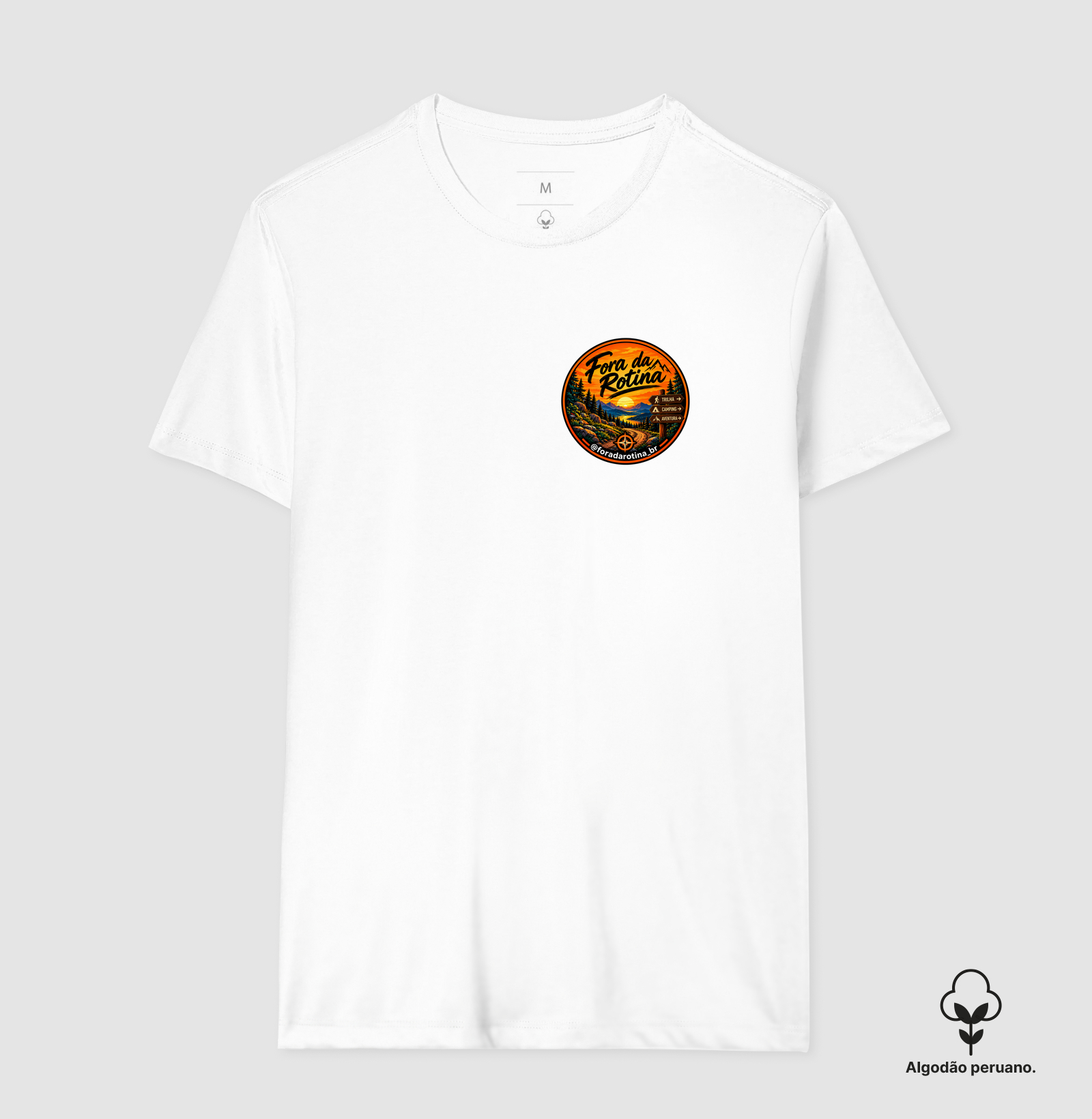 Camiseta Algodão Peruano | Vestindo a Camisa - Imagem 5