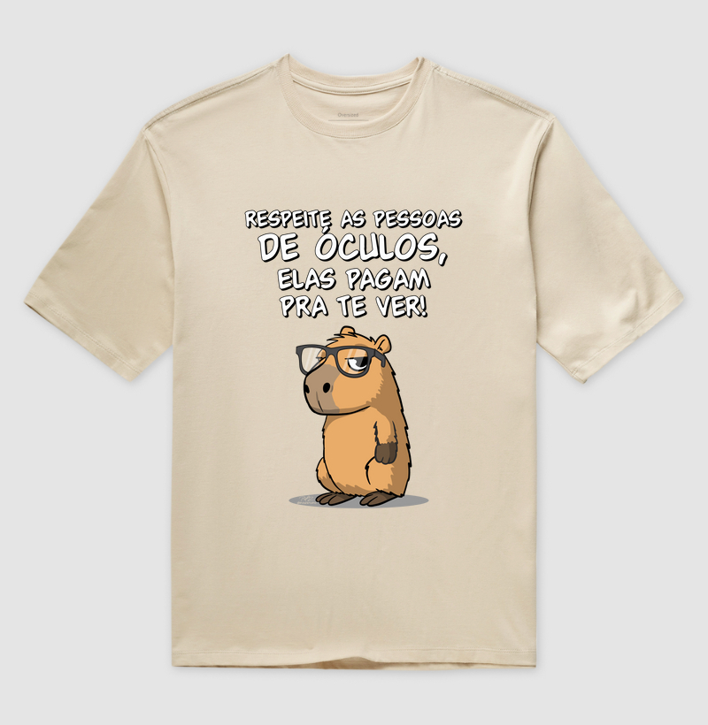 Camiseta Capivara Óculos - Imagem 3
