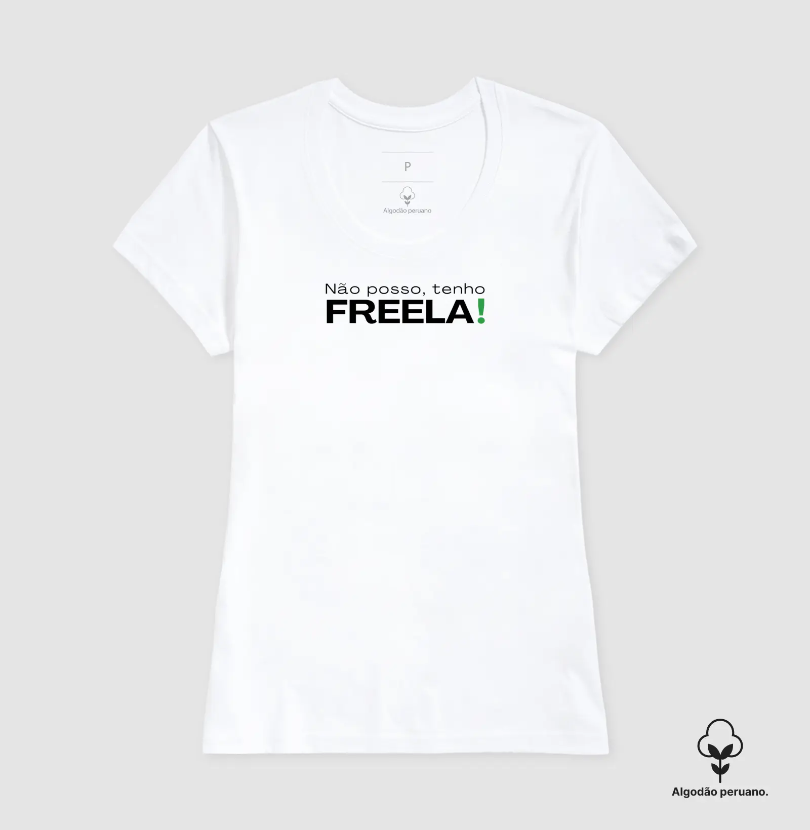 Camiseta Premium algodão Peruano, não posso tenho freela - Imagem 5