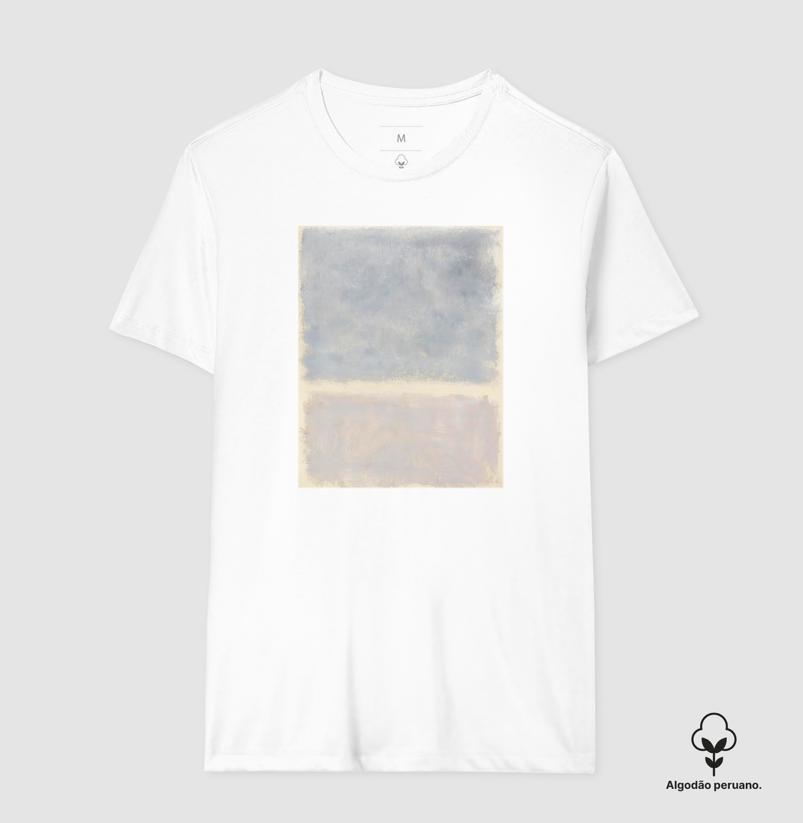 Camiseta Algodão Peruano Tanguis Obra Abstrata Mark Rothko  - Imagem 2
