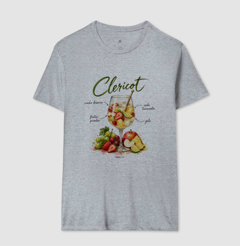 Camiseta Clericot – Drink com Vinho Branco e Frutas - Imagem 8