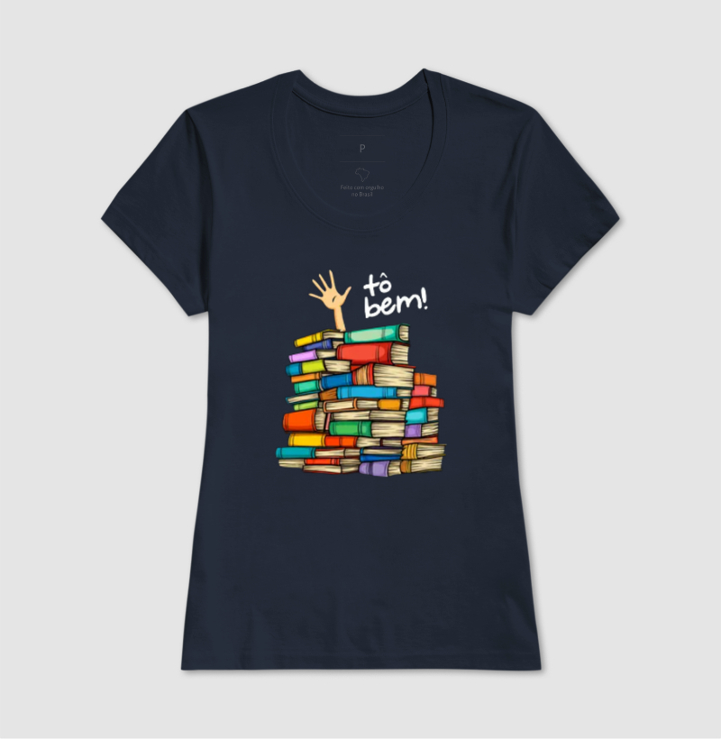 Camiseta Unissex Algodão Tô Bem - Imagem 7