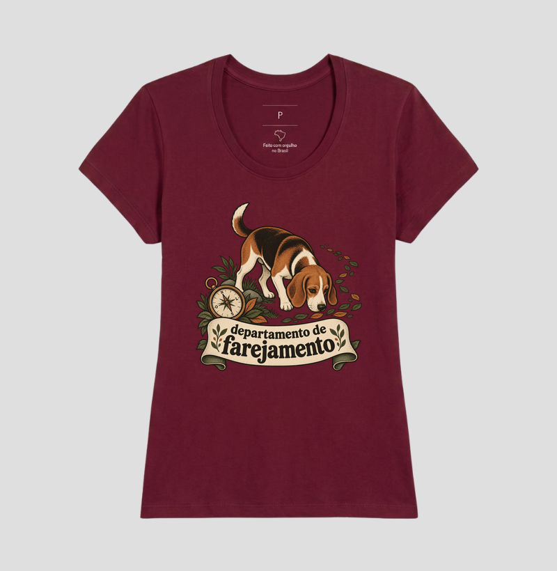 Camiseta Cão Farejador "departamento de farejamento" | Pelo & Pano - Imagem 19