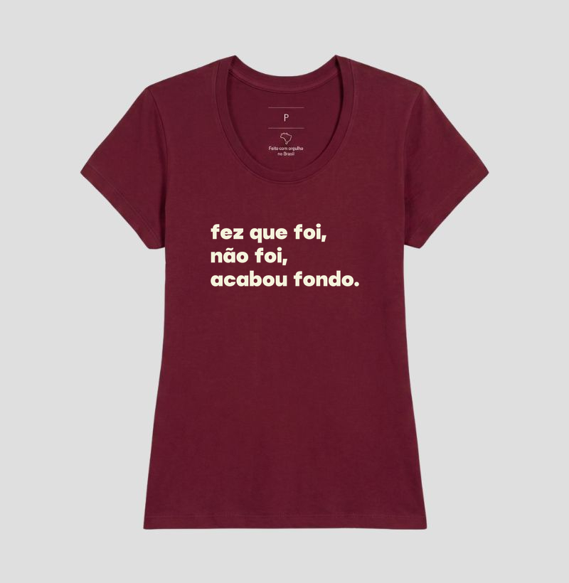 Fez que foi, não foi, acabou fondo. - Imagem 19