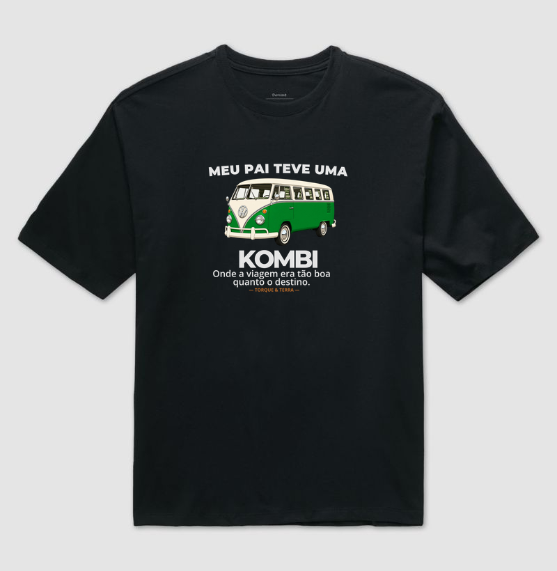 Meu pai teve uma - KOMBI - verde com off-white - Imagem 2
