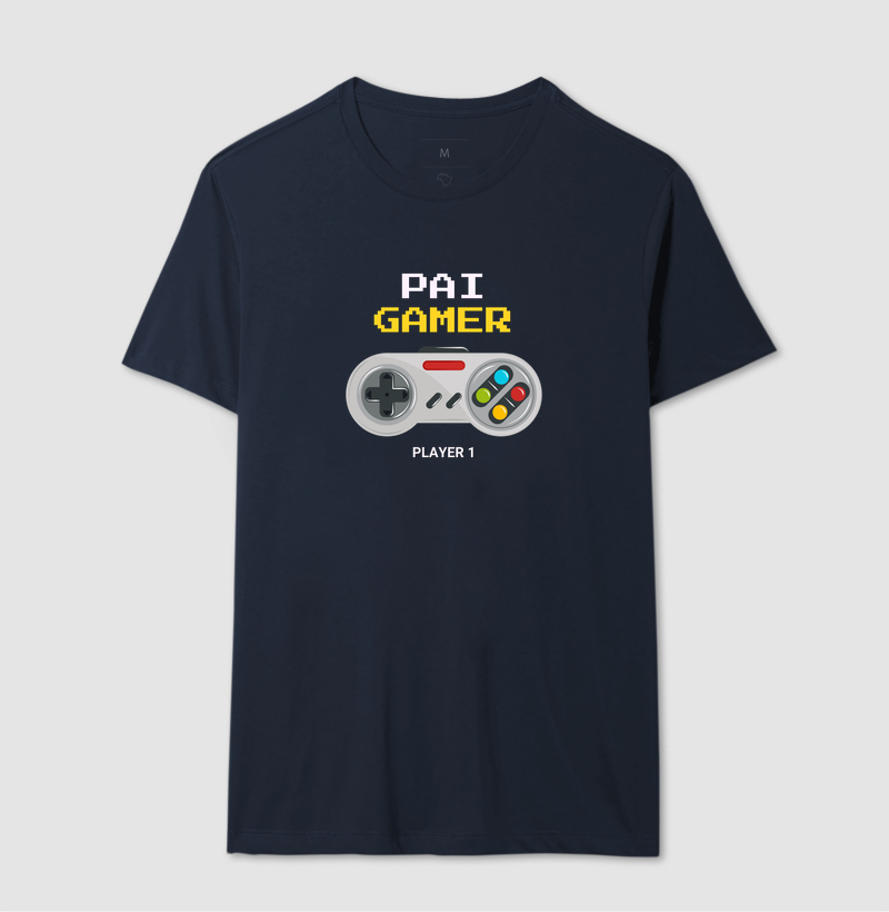 Camiseta Pai Gamer — Player 1 - Imagem 4