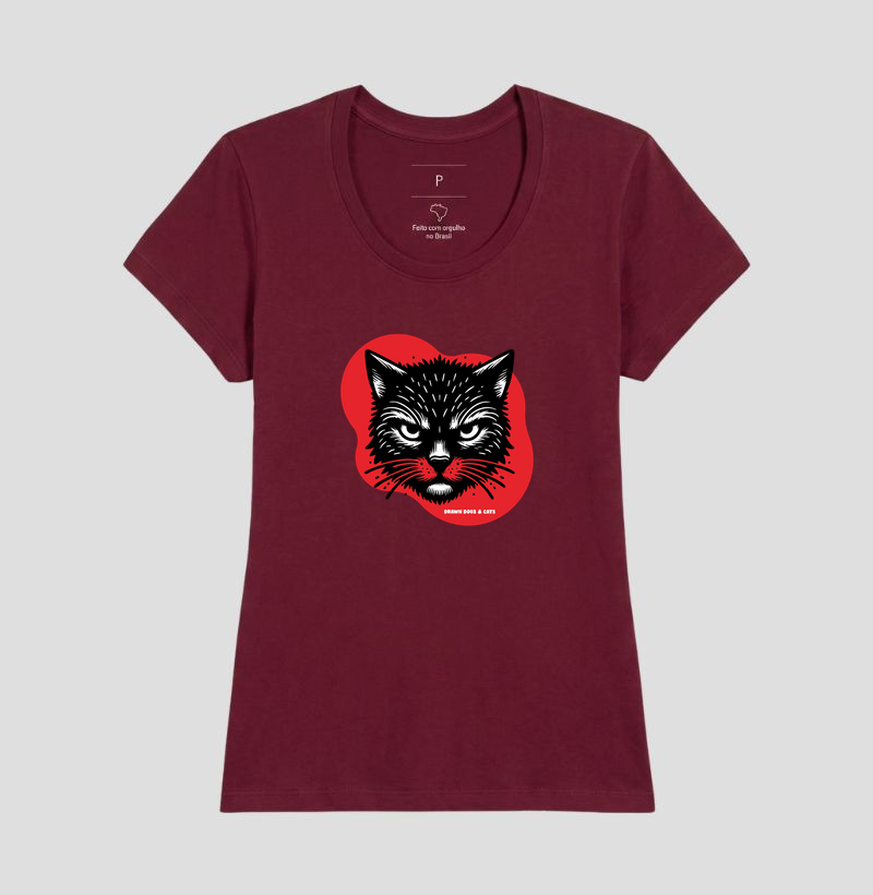 Gato preto e fundo vermelho - Imagem 18