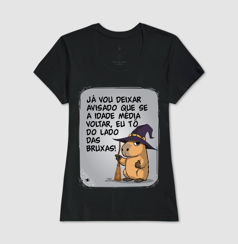 Camiseta Capivara Bruxas - Imagem 3