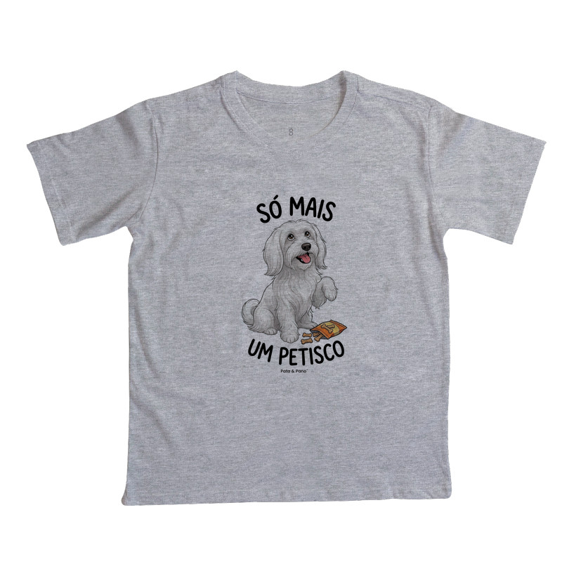 CAMISETA INFANTIL MALTÊS PETISCO - Imagem 5