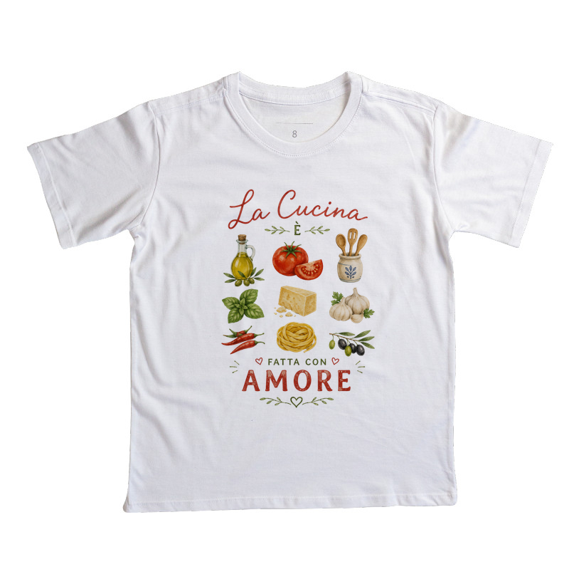 Camiseta Kids Cucina e Amore - Imagem 4
