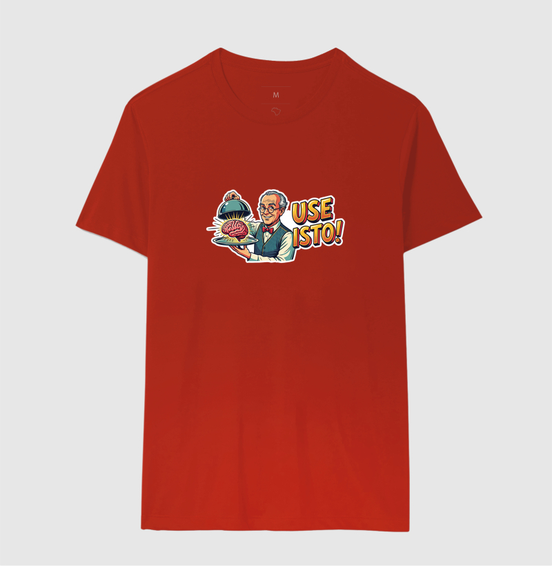 Camiseta Unissex Algodão Use Isto Cérebro - Imagem 10