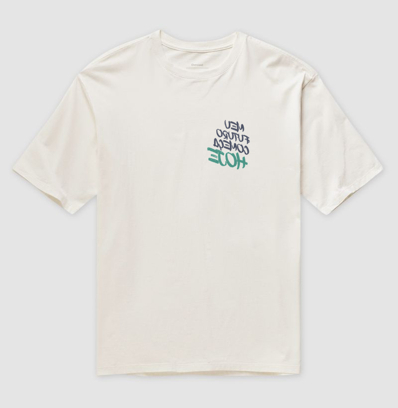 Futuro Começa Hoje - Camiseta Oversized - Imagem 4