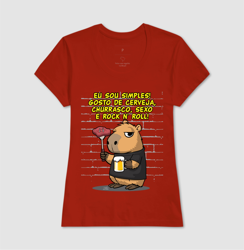 Camiseta Capivara rock simples - Imagem 11