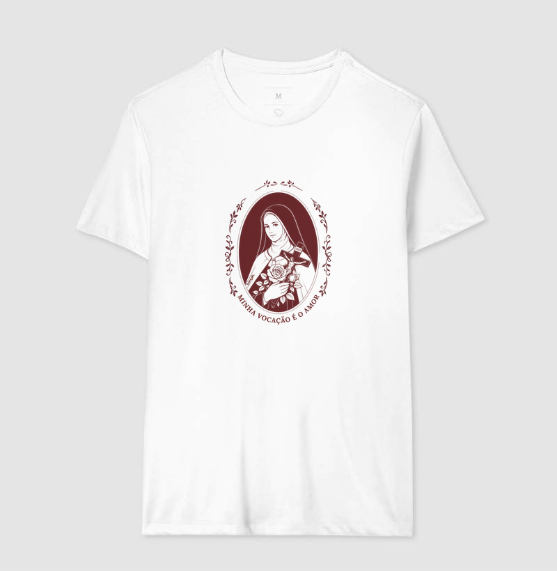 T-shirt Clássica Unissex - Santa Teresinha - Imagem 2