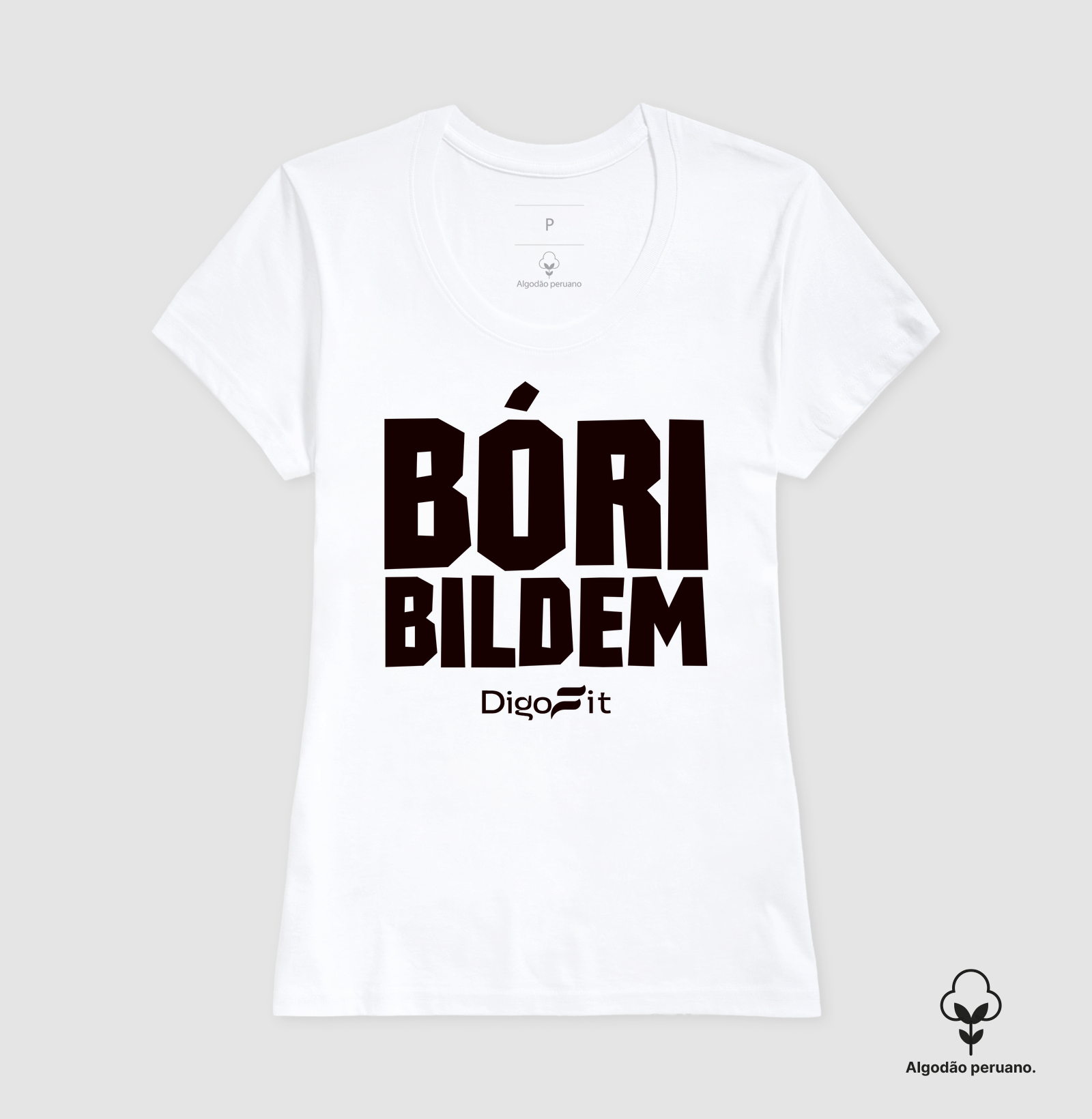 CAMISETA ALGODÃO PERUANO ACADEMIA BÓRI BILDEM - Imagem 4