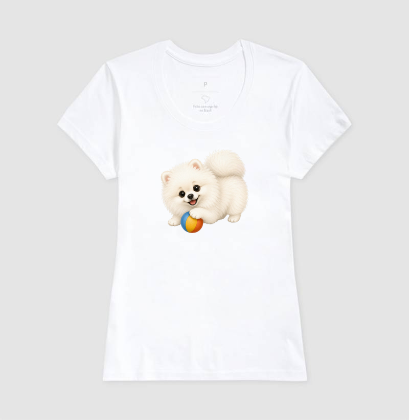 Pomerânia (Spitz Alemão) Branco - Desenho Animado - Imagem 5