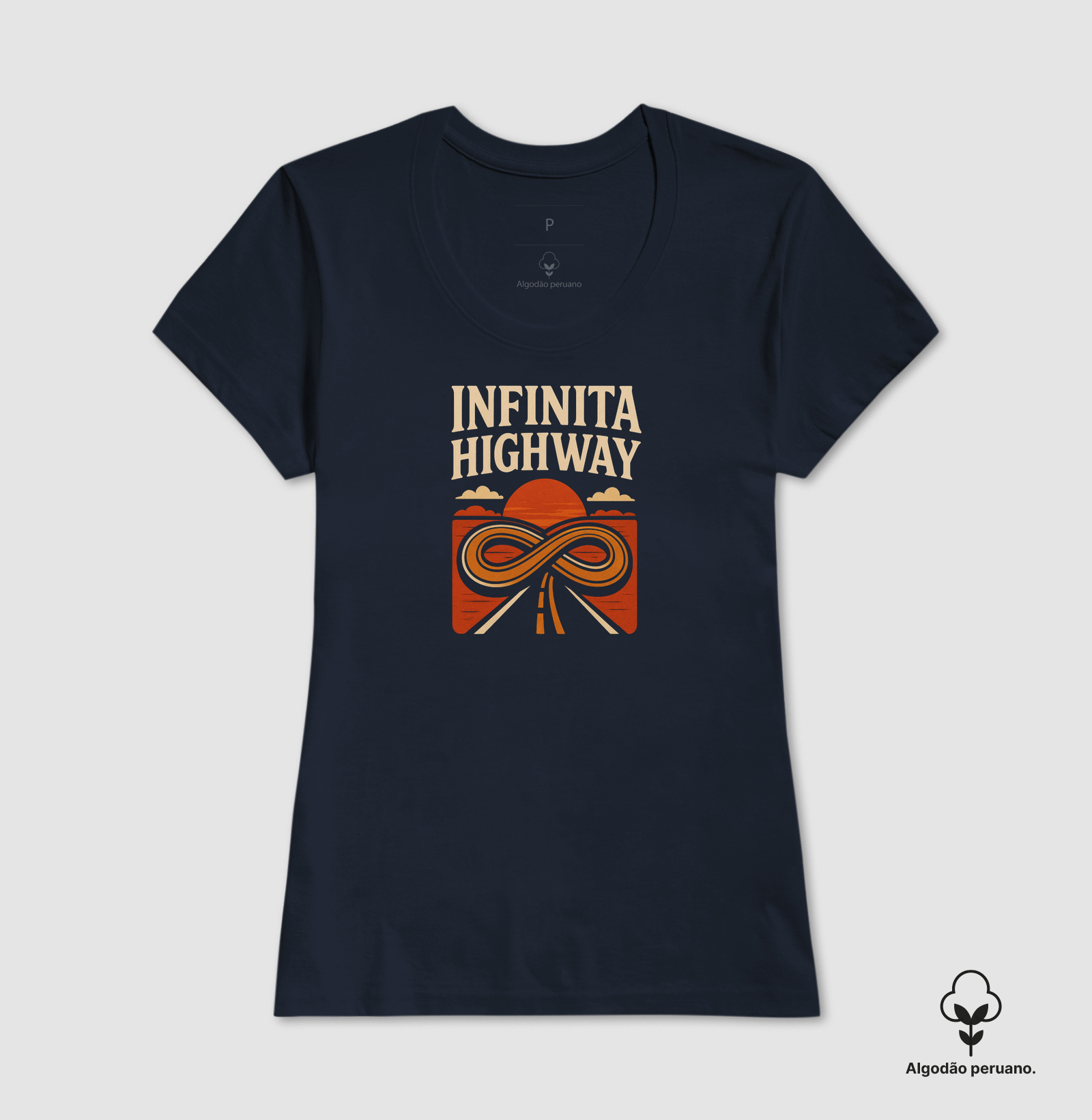 Camiseta Infinita Highway. Coleção Música. Masculina e Feminina. Algodão Peruano.  - Imagem 5