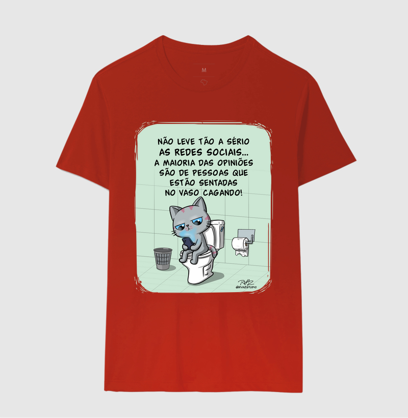 Camiseta Gato Sincero no Vaso - Imagem 10
