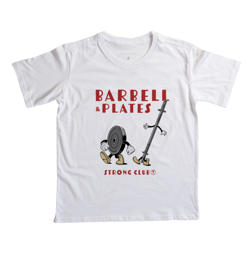 Camiseta Barbell & Plates Strong Club - Imagem 3