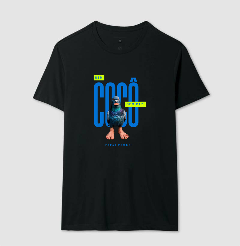 T-SHIRT SEM COCÔ, SEM PAZ. - Imagem 2
