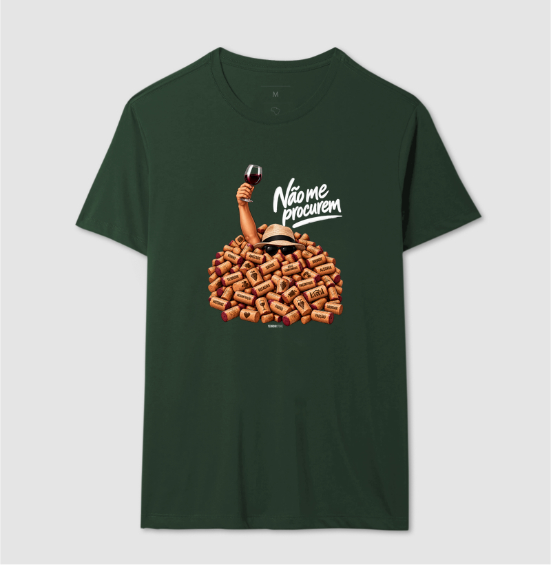 Camiseta “Não Me Procurem” – Wine Lifestyle - Versão Chapéu - Imagem 10