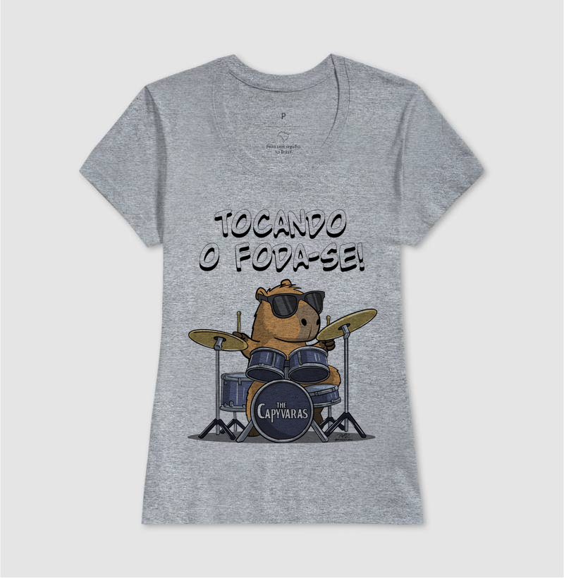 Camiseta Capivara Tocando o Foda-se - Imagem 9