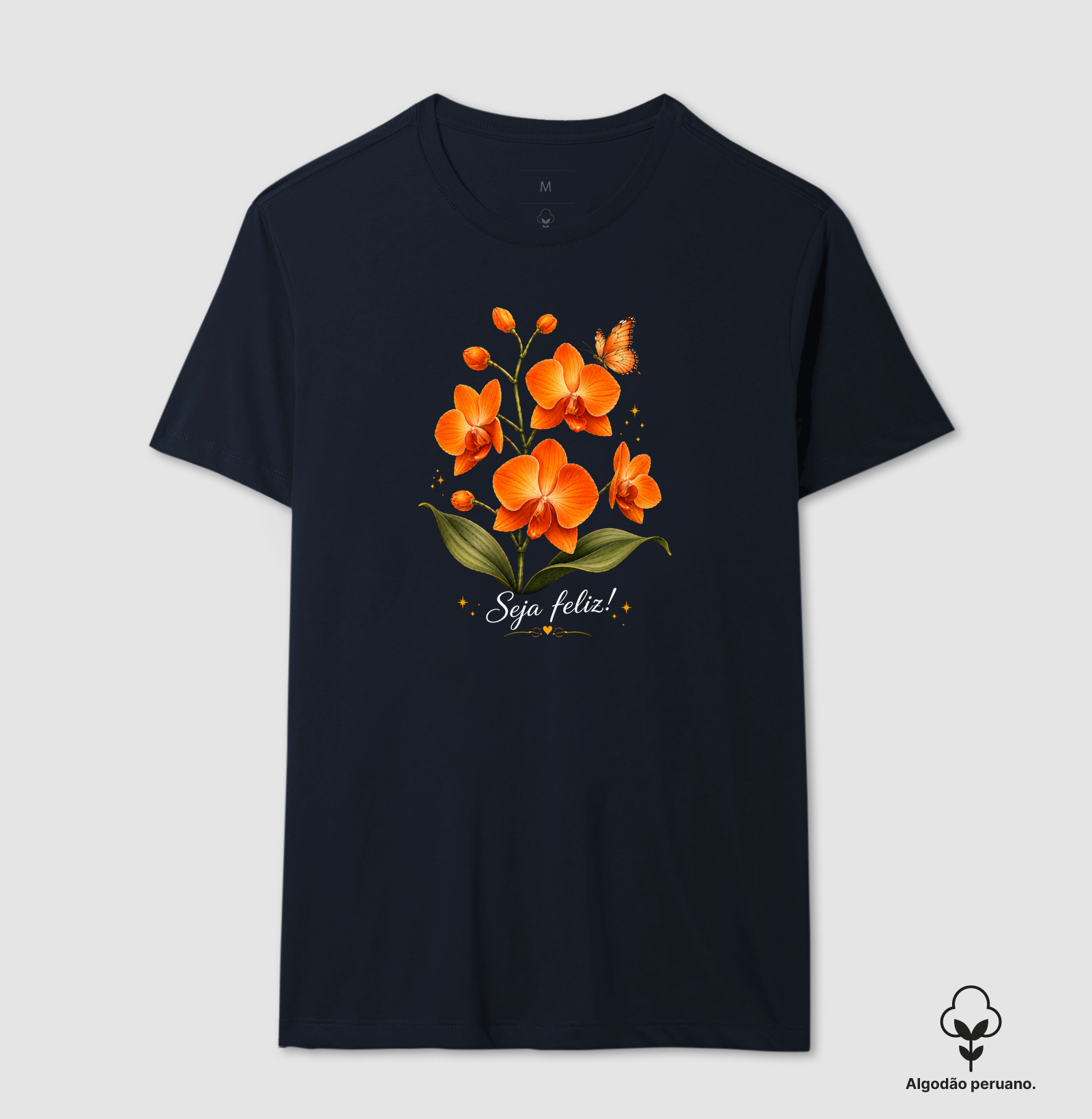 Camiseta Seja Feliz - Imagem 9