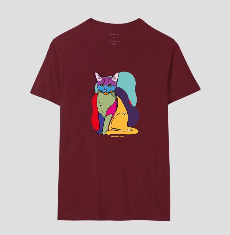 Gato e fundo coloridos - Imagem 19