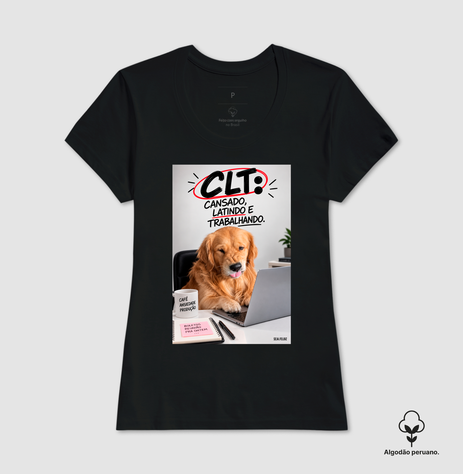 🐶💻 CLT — Cansado, Latindo e Trabalhando! | Golden Retriever Edition ☕🐾 - Imagem 8