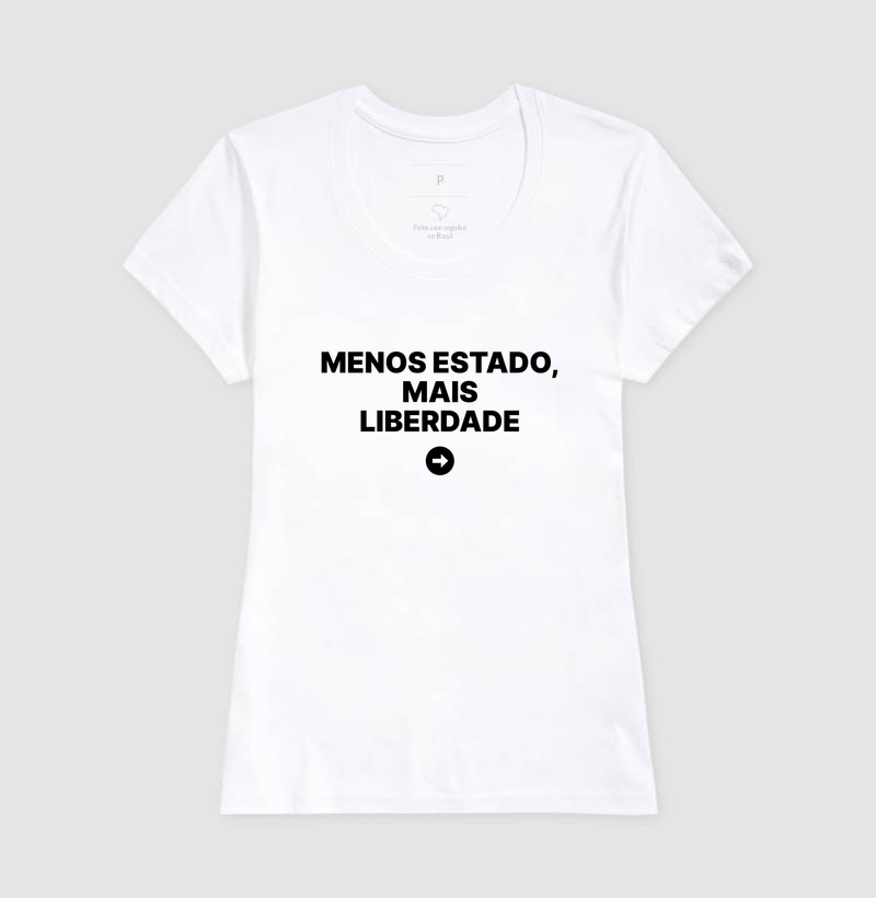 Camiseta Menos Estado, mais liberdade - Imagem 5