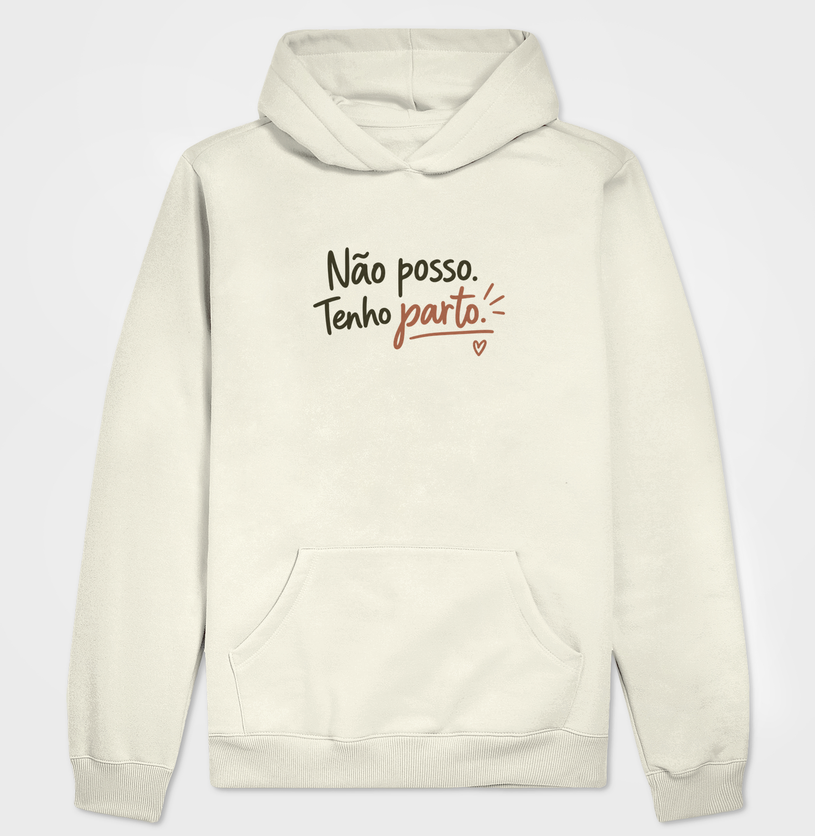 Não Posso, Tenho Parto! Hoodie Slim - Imagem 3