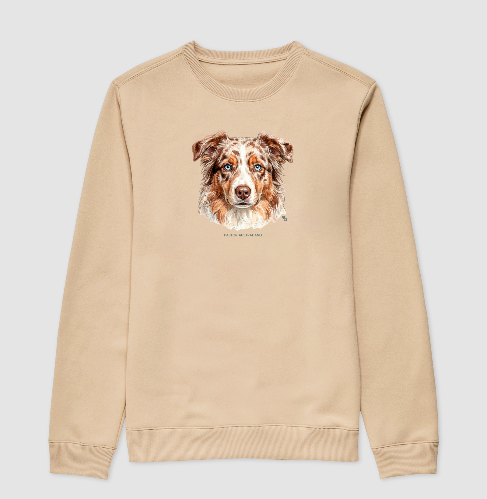 Cães - Pastor Australiano (Red Merle) - Moletom Suéter - Imagem 5