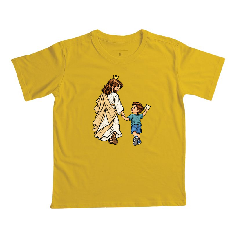 Camiseta Infantil Caminhando Juntos - Menino - Imagem 2
