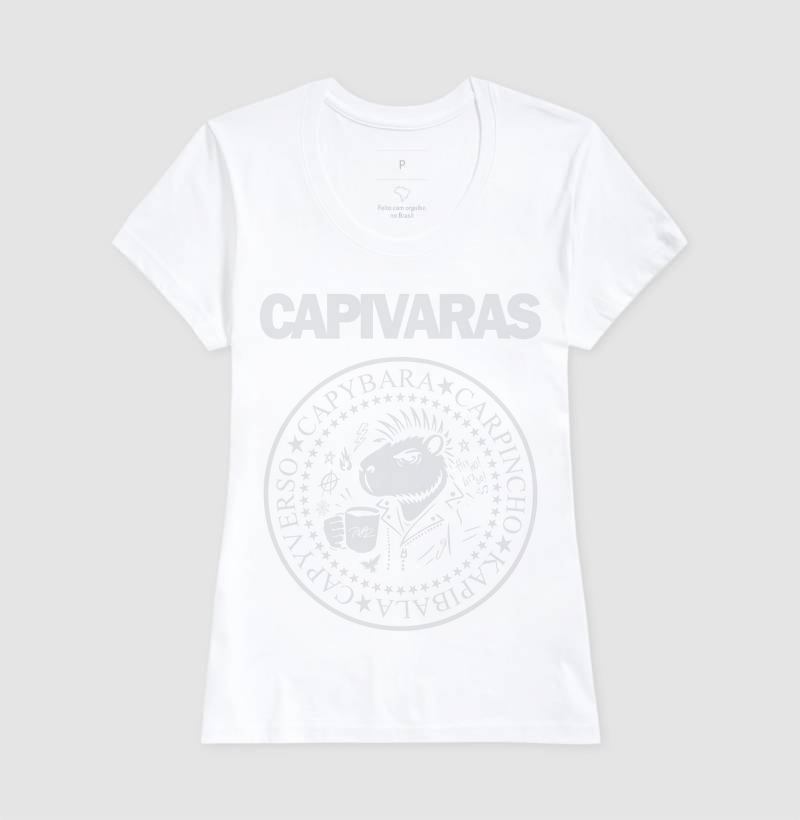 Camiseta Capivara Punk Rock - Imagem 5