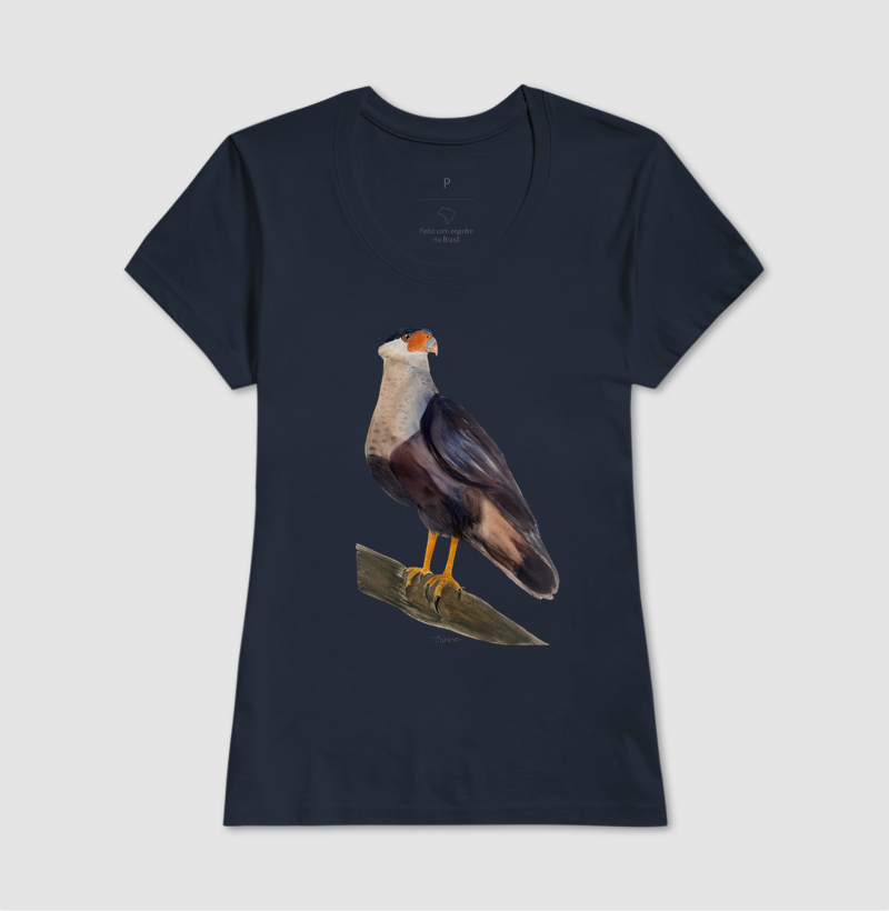Camiseta Carcará – Aves do Brasil - Imagem 8