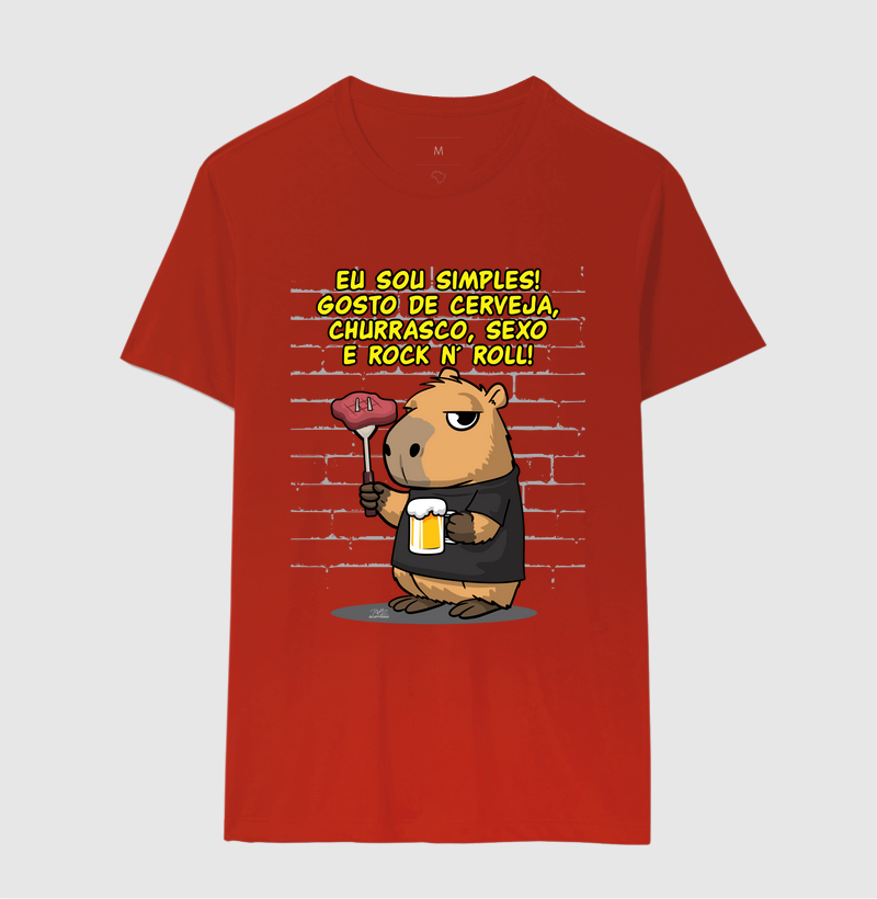 Camiseta Capivara rock simples - Imagem 10