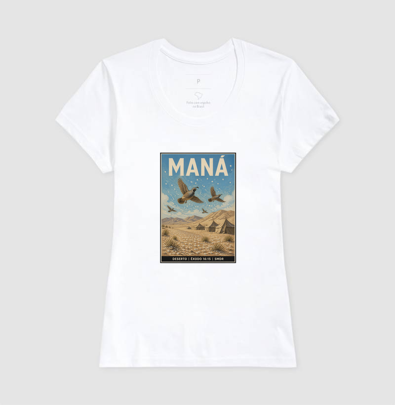 Camiseta Feminina Cristã Maná - Imagem 3