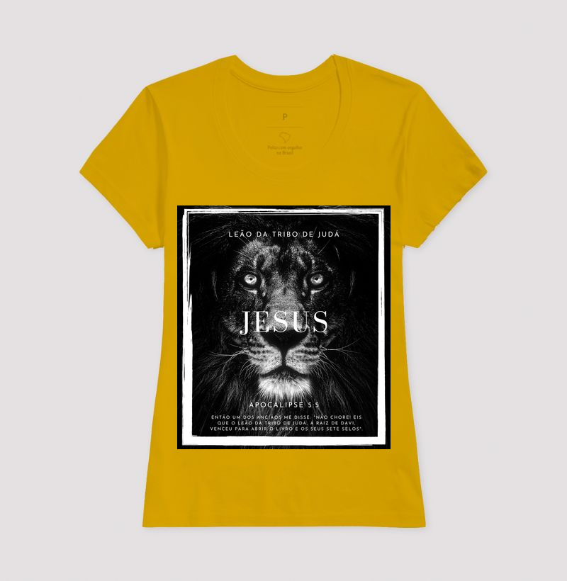 Camiseta Cristã Leão da Tribo de Judá - Imagem 15