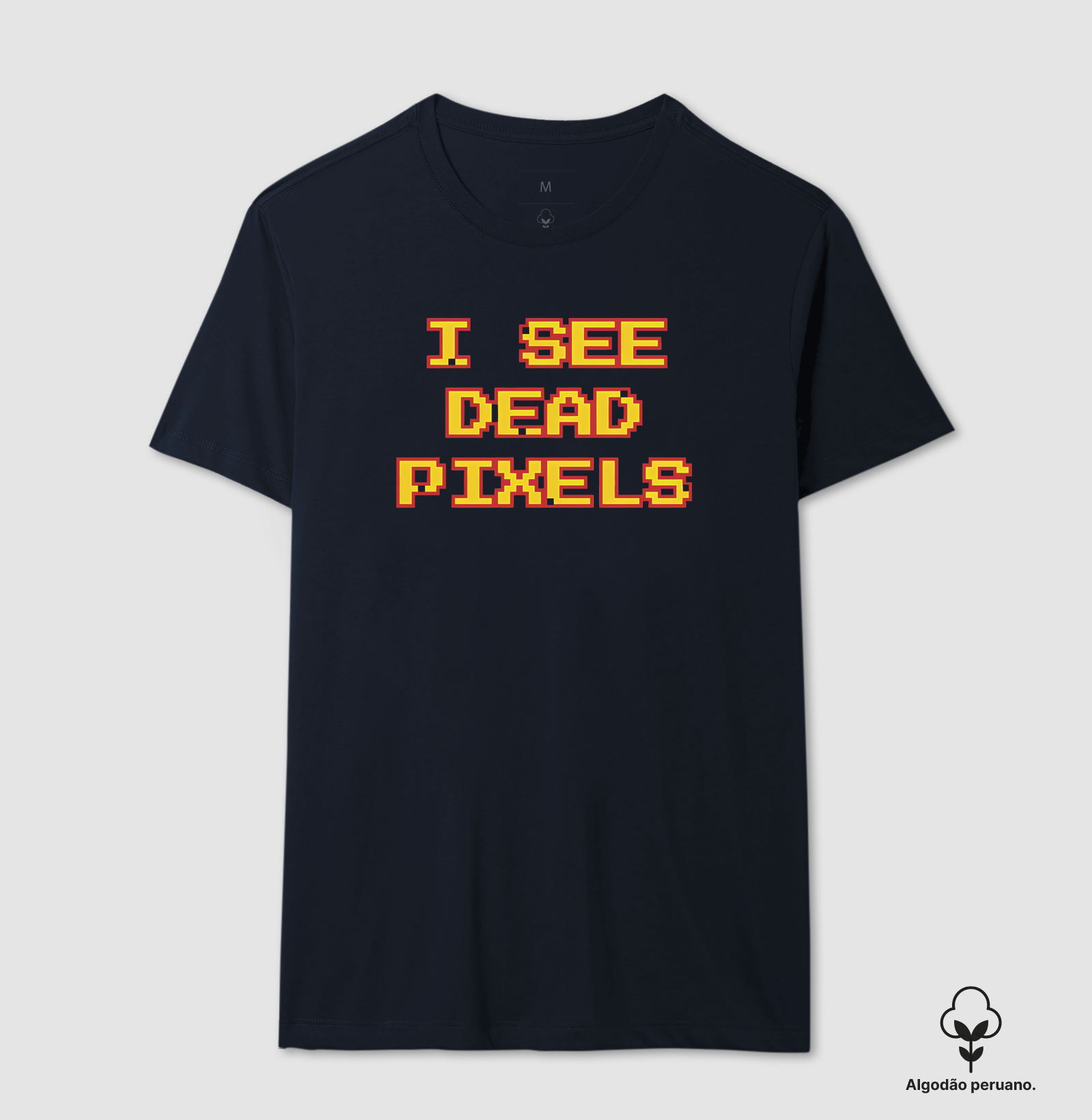 Camiseta Algodão Peruano I See Dead Pixels - Imagem 6