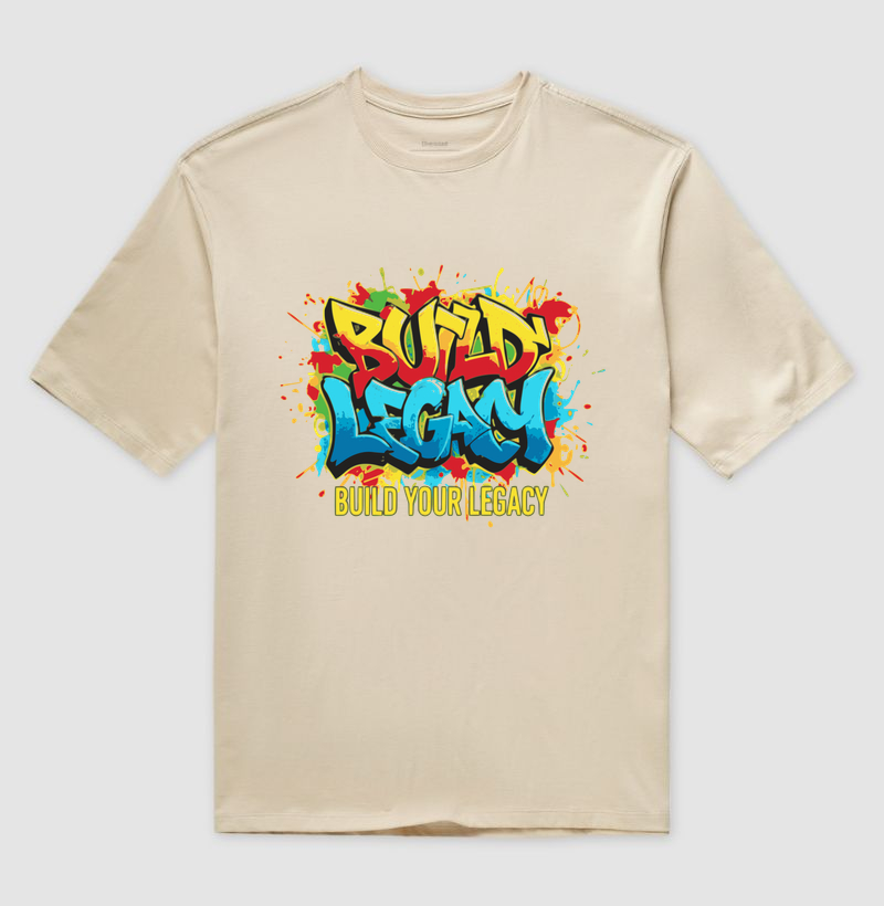 Camiseta Oversized Build Your Legacy (faça o seu legado) - Imagem 5
