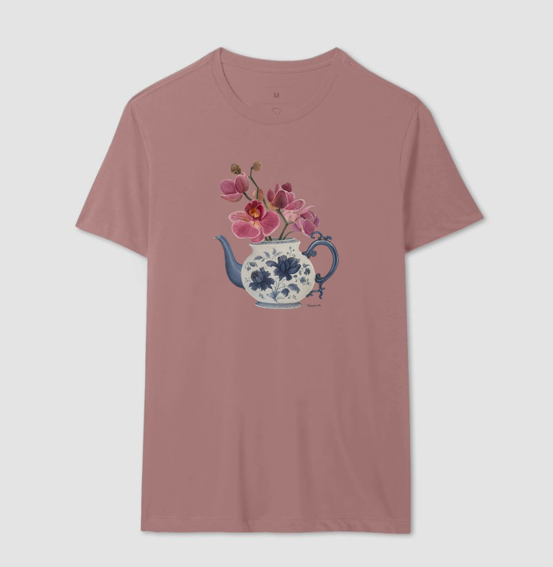 Camiseta Vaso Floral com Orquideas TAANA - Imagem 16