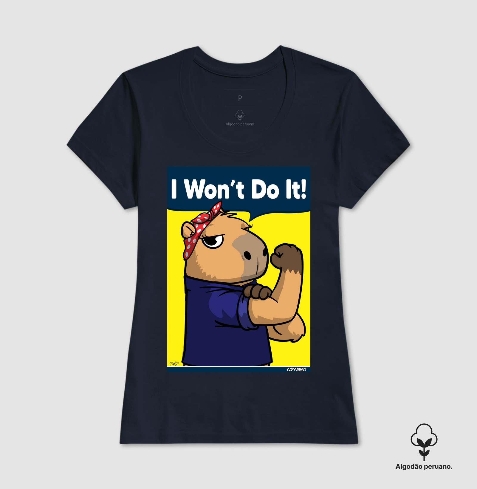 Camiseta Capivara I won’t do it! - Imagem 4