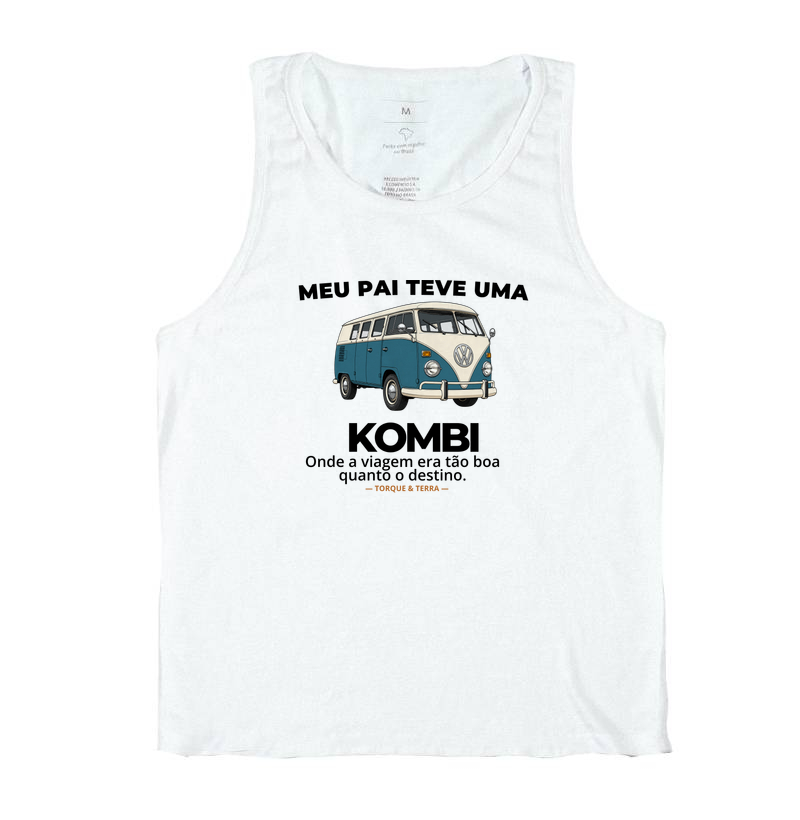 Meu pai teve uma - KOMBI - azul com branco - Imagem 2