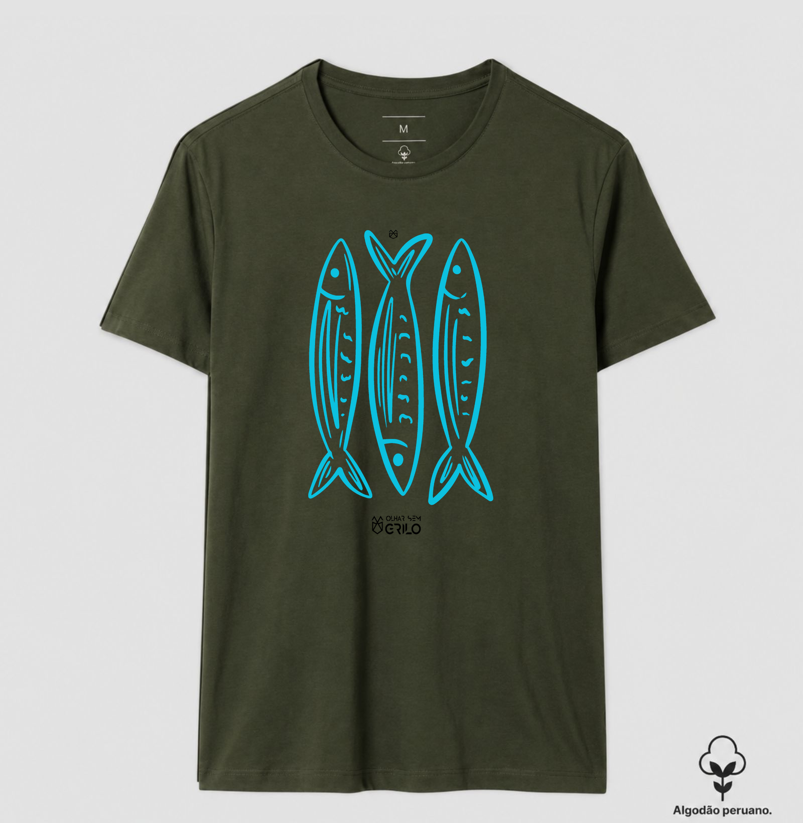 Camiseta Algodão Peruano - Peixe - Imagem 8