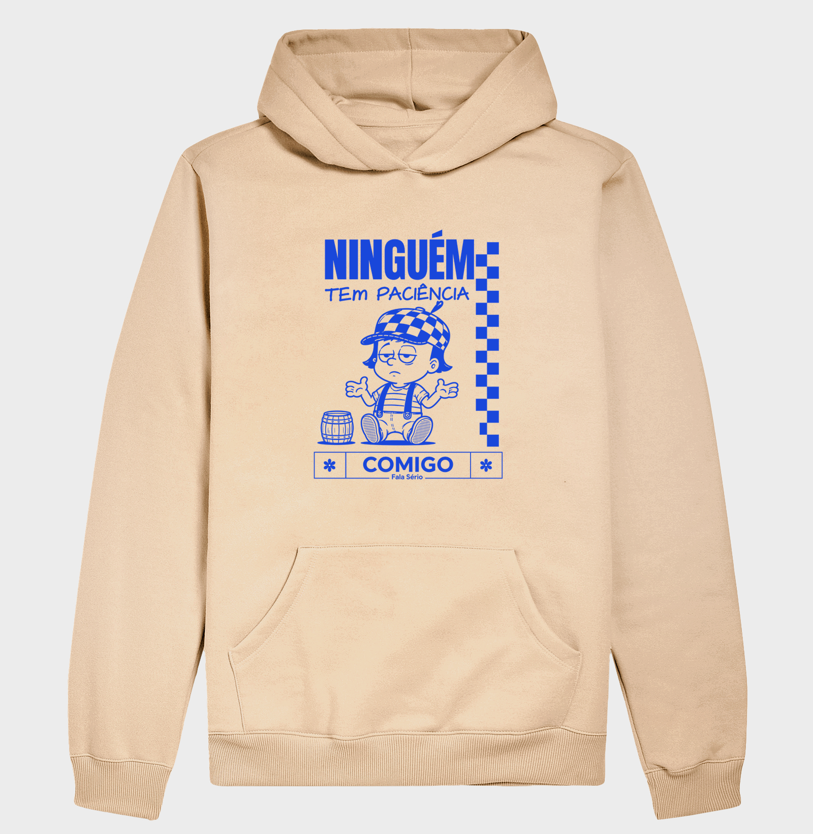 Hoodie Moletom Ninguém tem paciência comigo 