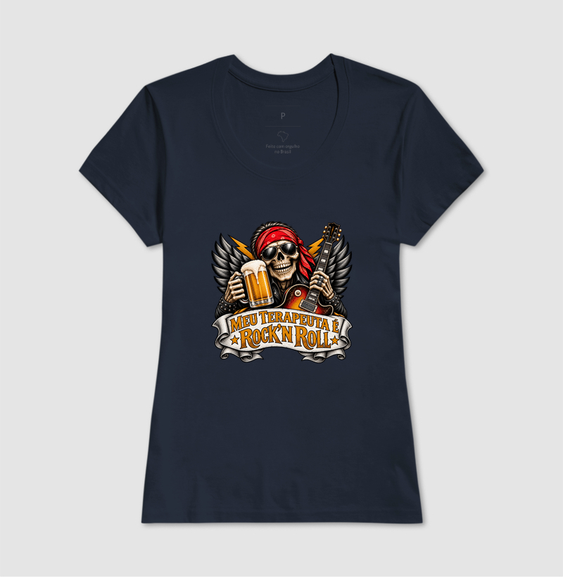 Camiseta "Meu Terapeuta é Rock'N Roll" - Imagem 7