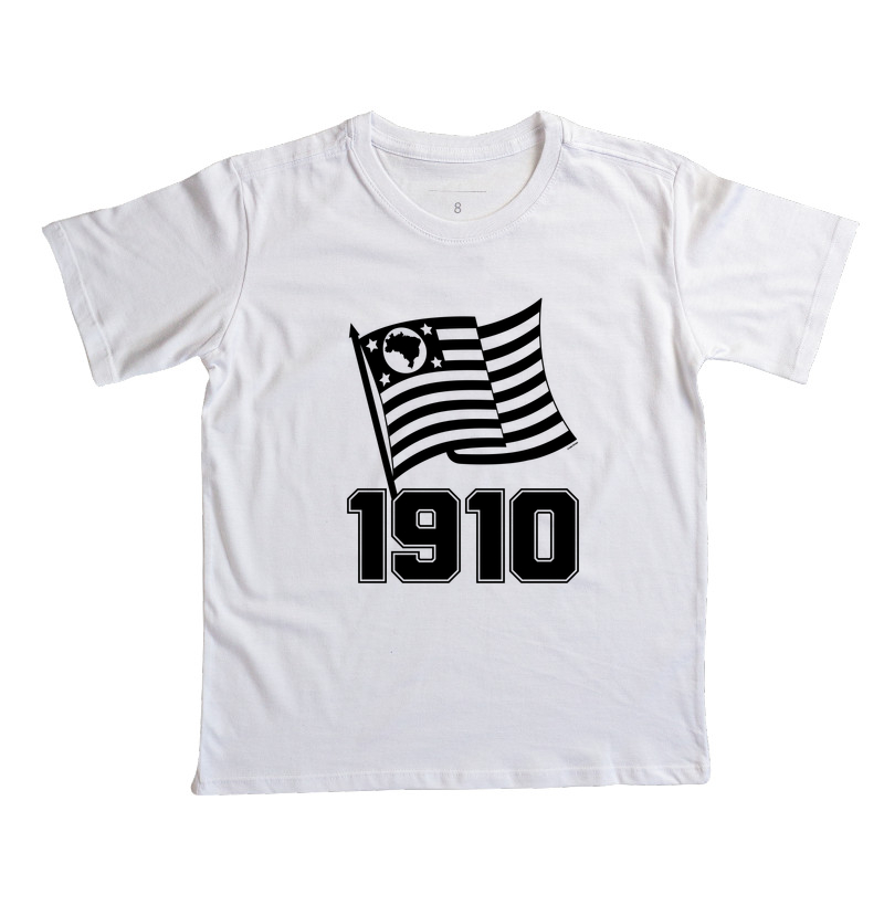 Camiseta Infantil - Bandeira Paulista 1910