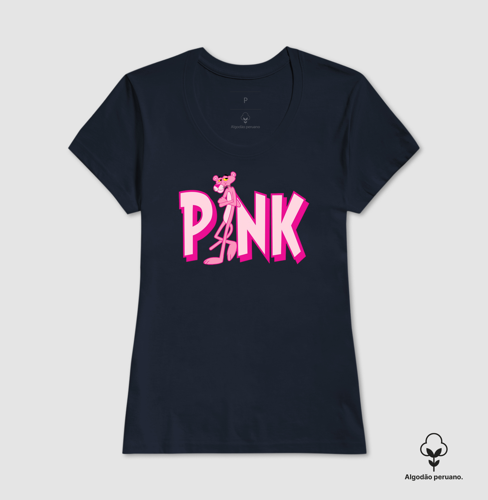 Camiseta Pantera Cor de Rosa - Imagem 8