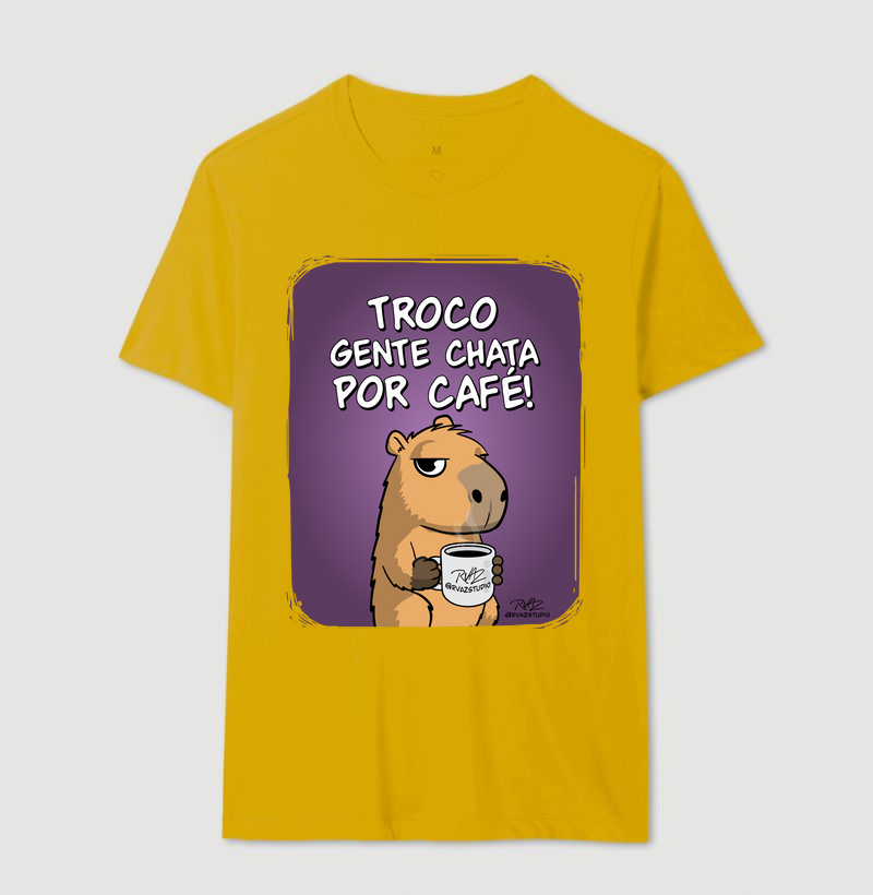 Camiseta Capivara Troco por Café - Imagem 14