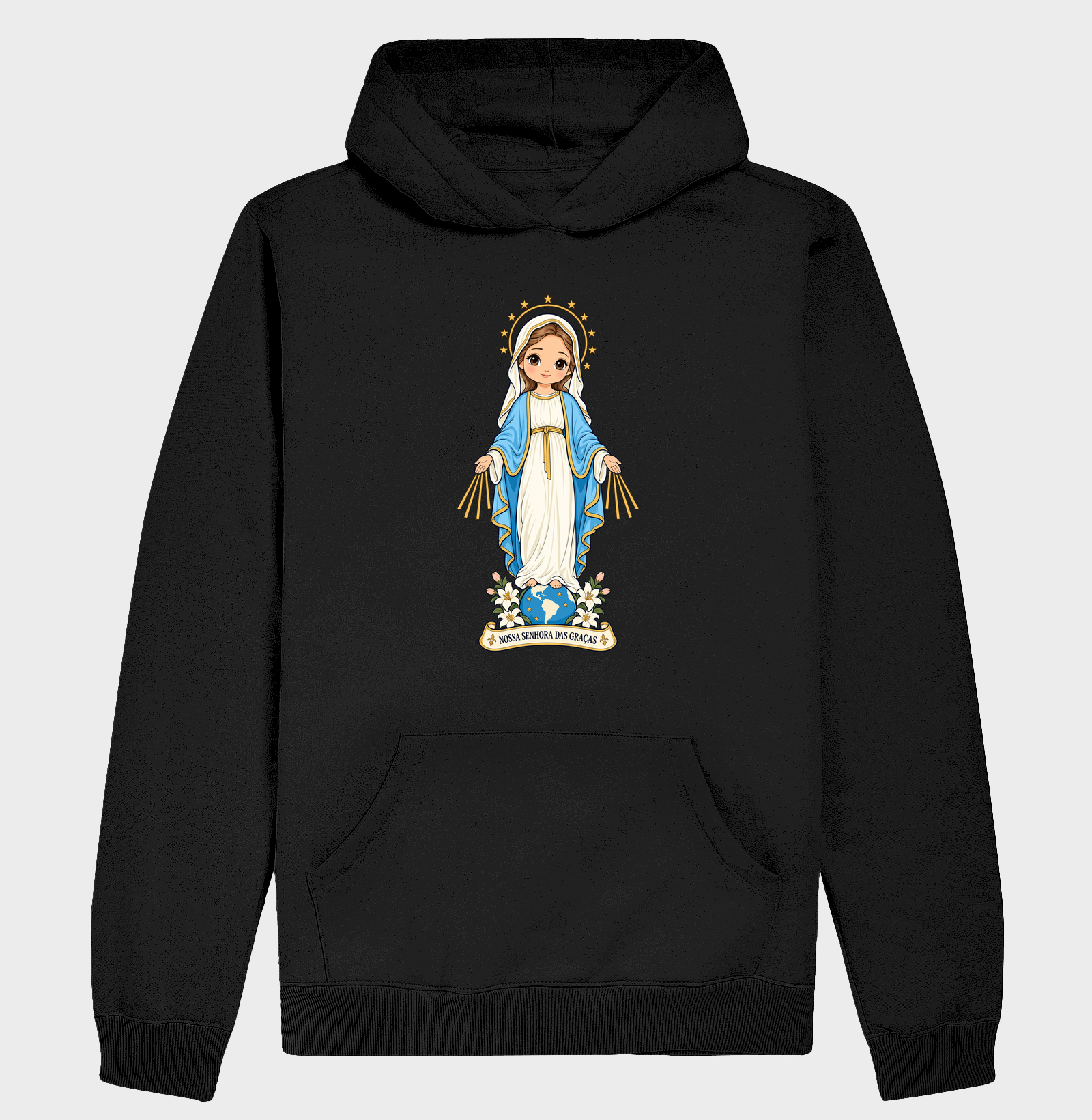 Nossa Senhora das Graças estilo chibi - Imagem 2
